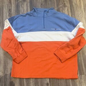 Tommy Hilfiger Men's Colorblock Zip-Up Sweater